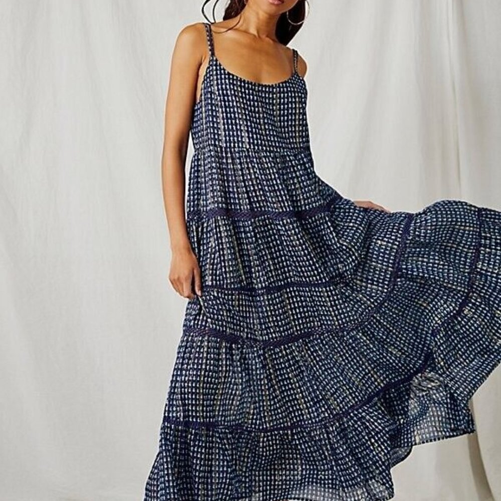 Intimately Free People Tiered Maxi Slip Dress